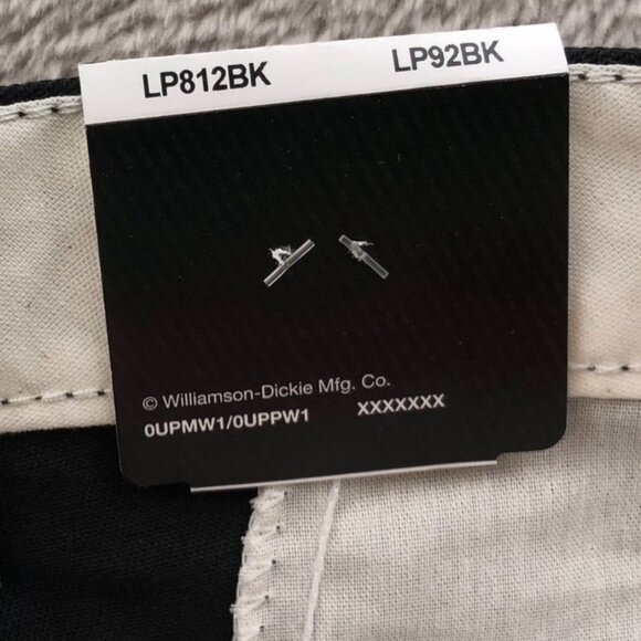 NWT Dickies Mens Work Pants Size 32 Straight Classic Chino Workwear Black Casual - Picture 9 of 15